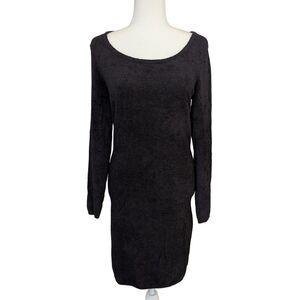Patricia Field Black Long Sleeve Sex and The City Mini Dress Size Small